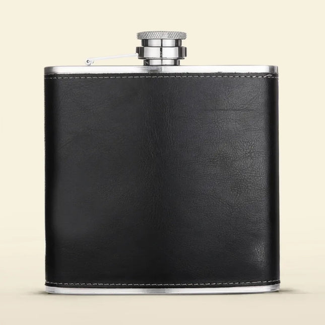 Best Dad Ever - Personalized Leather Flask