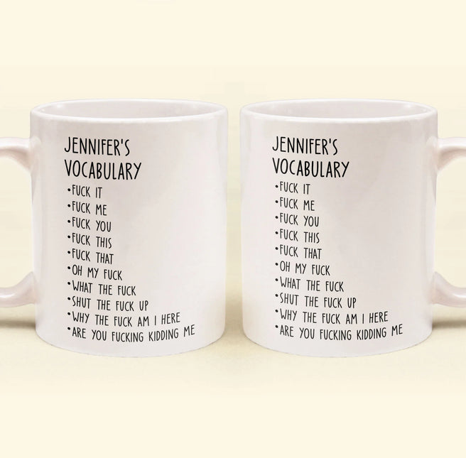 Funny Mug - Thoughts During Work - For Me Gift, Gifts For Coworkers, Boss - Personalized Mug