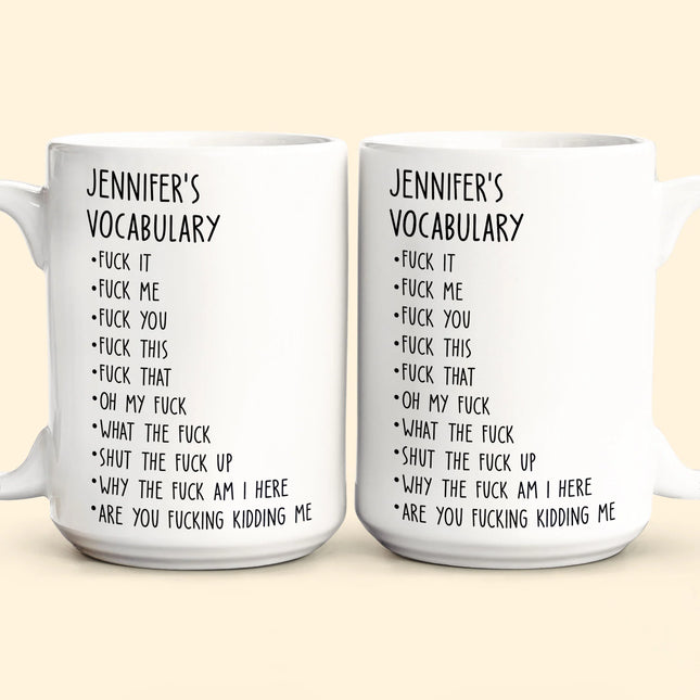 Funny Mug - Thoughts During Work - For Me Gift, Gifts For Coworkers, Boss - Personalized Mug