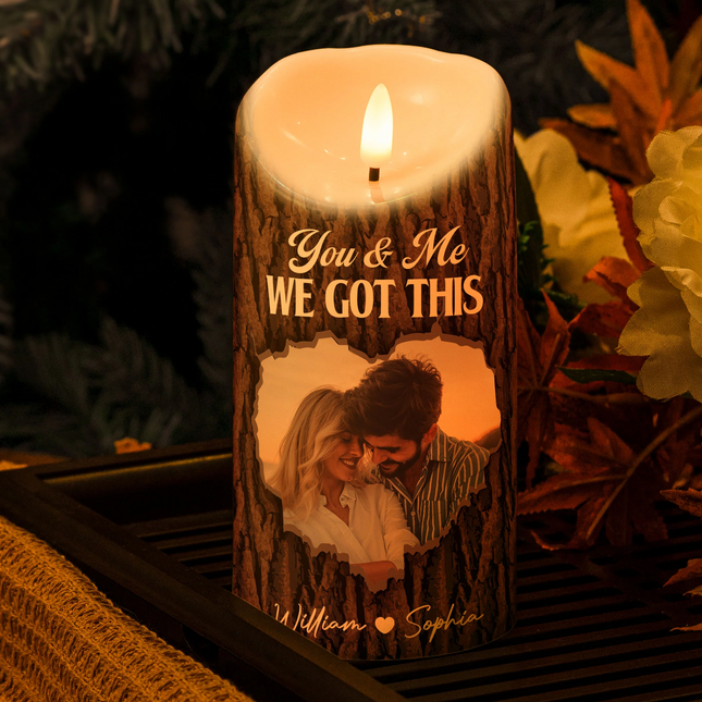 Here's A Candle To Remind You - Personalized Photo LED Candle