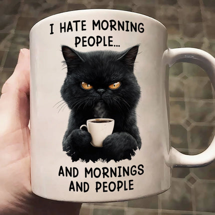 Funny Mug - I Hate Morning People And Mornings And People - Gifts For Coworkers, Friends, Family - Personalized Mug