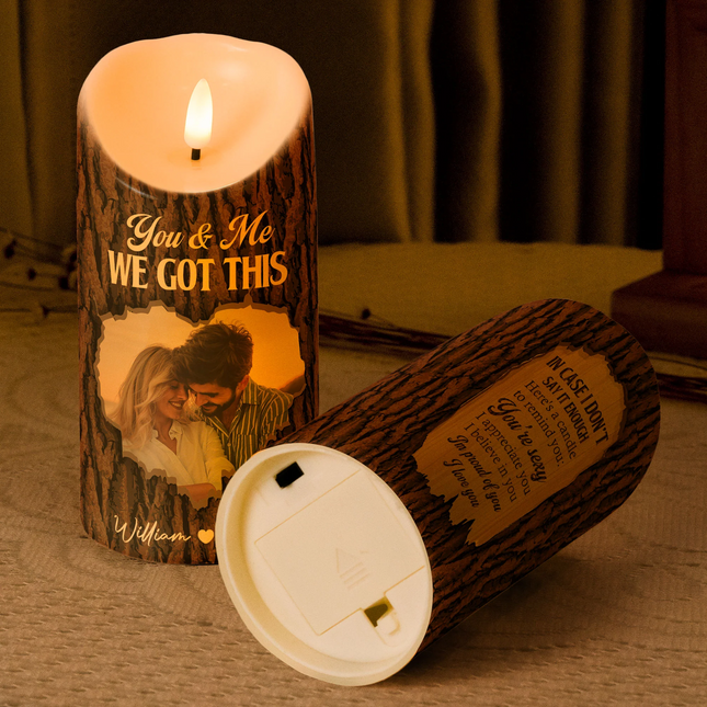 Here's A Candle To Remind You - Personalized Photo LED Candle