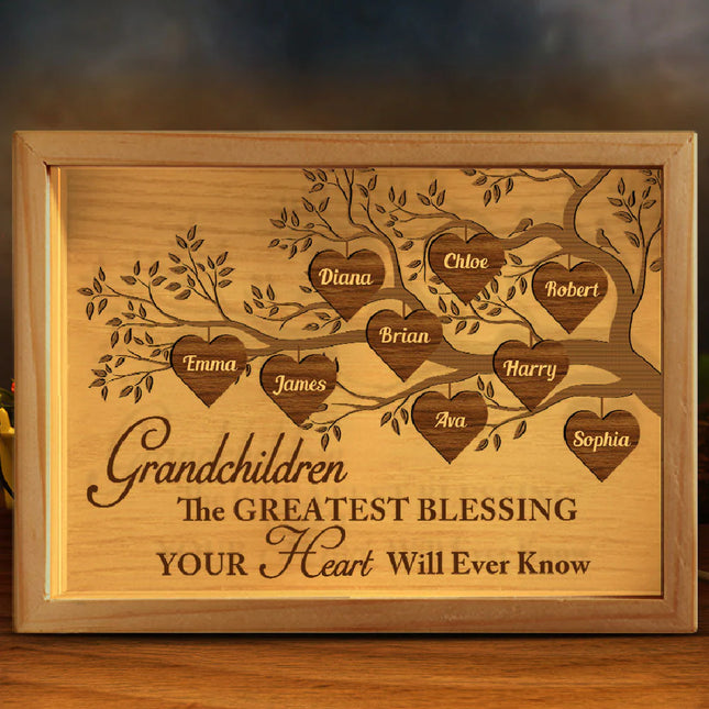 Fill A Place In Your Heart - Personalized Frame Light Box