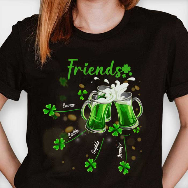 Good Friends Wine Together - Gift For St. Patrick's Day, Personalized T-shirt, Hoodie