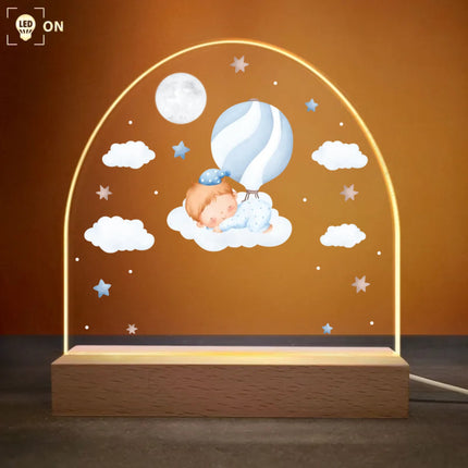 Nightlight Gift For Baby Kid - Personalized LED Light