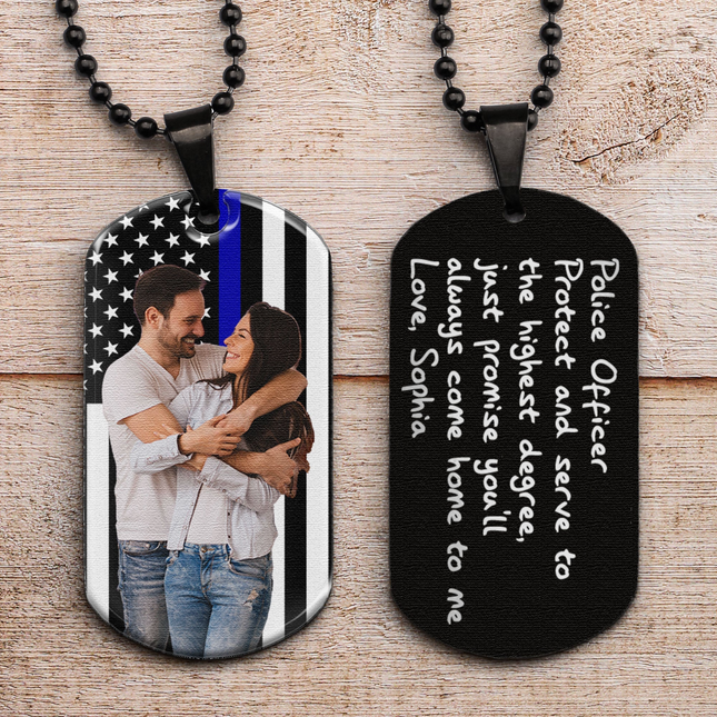 Always Come Home To Me - Personalized Dog Tag Necklace