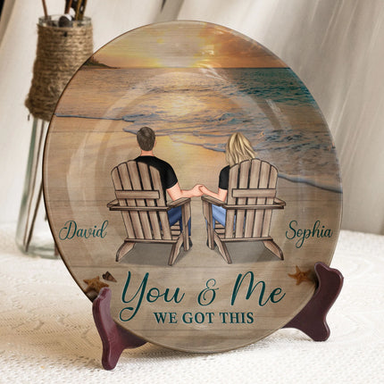 You & Me We Got This - Personalized Ceramic Plate