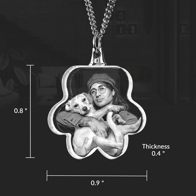 Pets Necklace Bone 3D - Light Base NOT Included