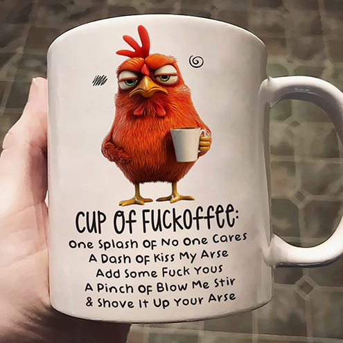 Funny Mug - Cup Of Fuckoffee - Fun Gifts For Coworker, Friends, Boss - Personalized Mug