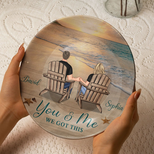 You & Me We Got This - Personalized Ceramic Plate