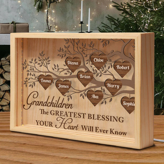 Fill A Place In Your Heart - Personalized Frame Light Box