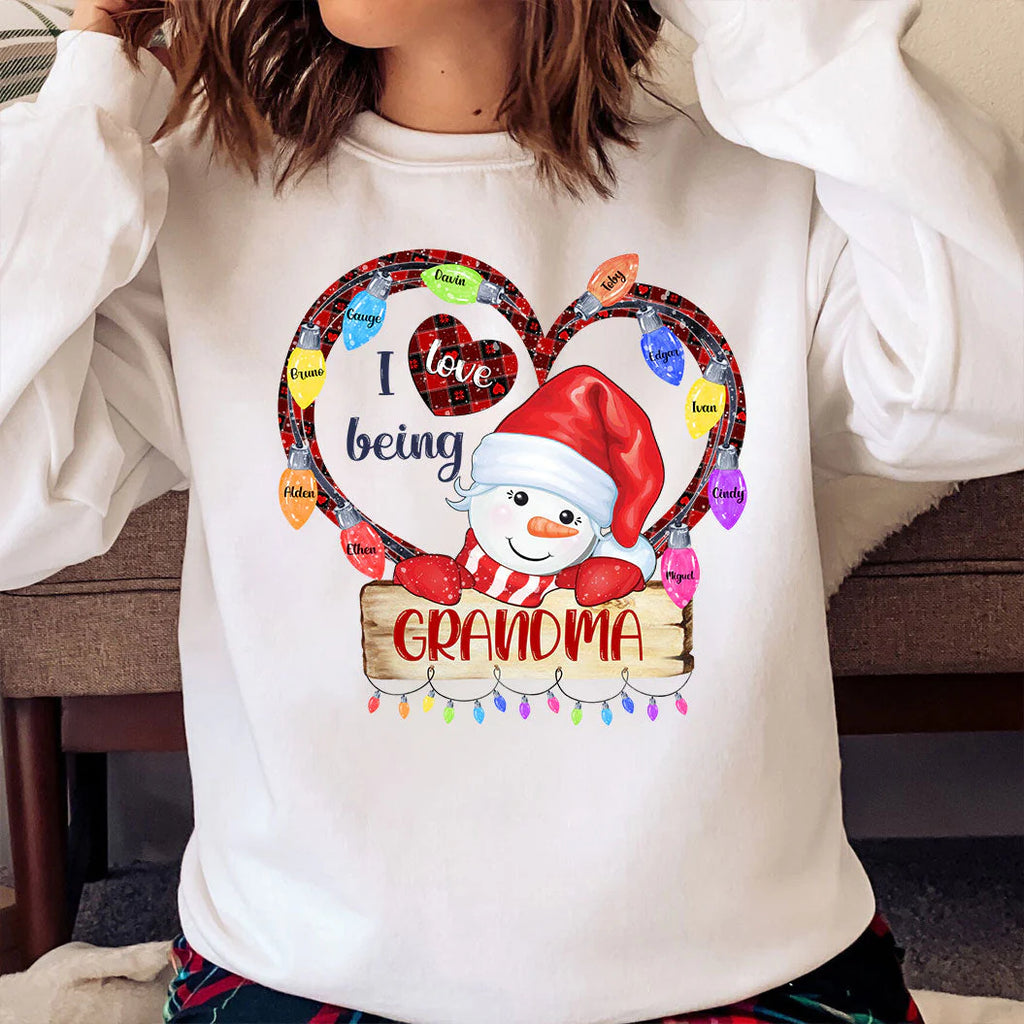 I Love Being A Grandma - Personalized Sweatshirt - Levistina