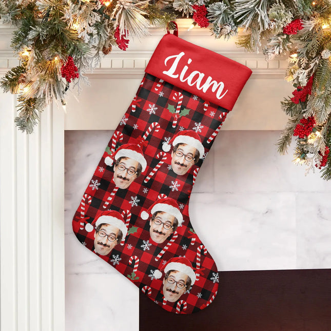 Custom Face - Personalized Photo Stocking