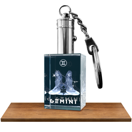 Keychain Rectangle 3D for Gemini