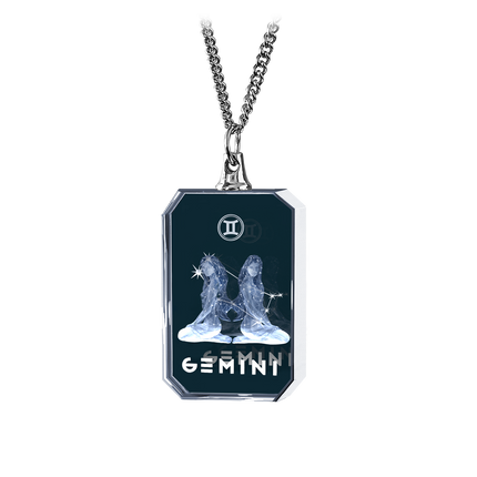 3D Necklace Rectangle for Gemini