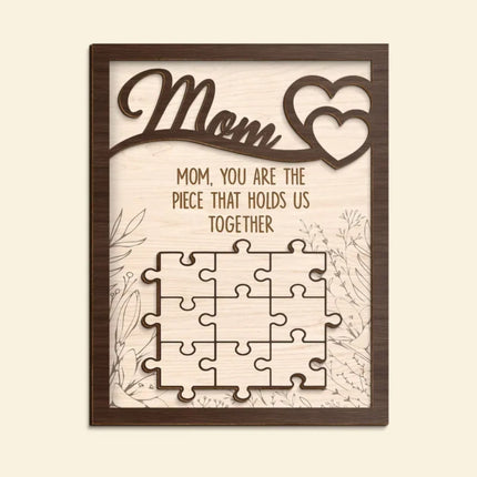 You Hold Us Together - Personalized Wooden Plaque