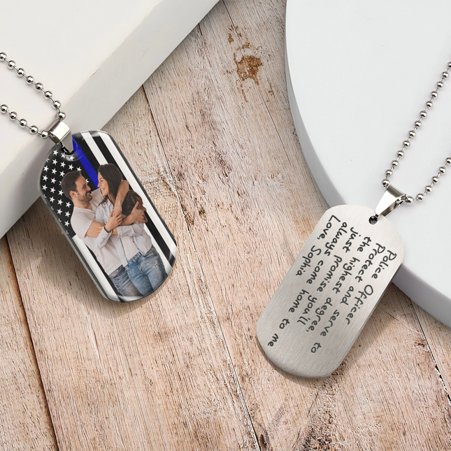 Always Come Home To Me - Personalized Dog Tag Necklace