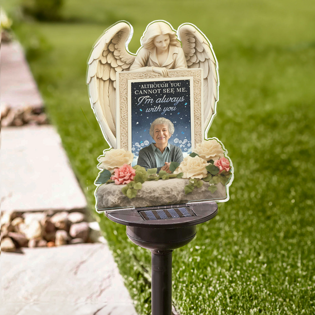 I'm Always With You - Personalized Photo Solar Light