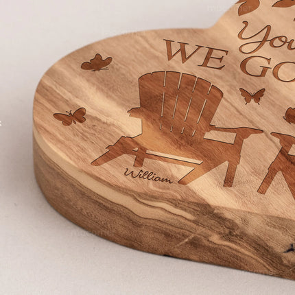 You & Me We Got This- Personalized Engraved Wood Plaque