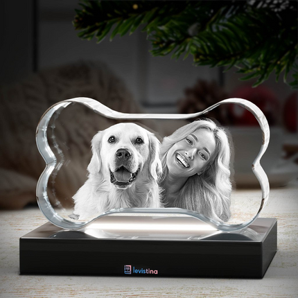 Pets 2D Bone Crystal - Light Base NOT Included