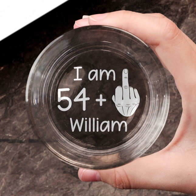 54 + Middle Finger Funny Birthday Gifts For Him