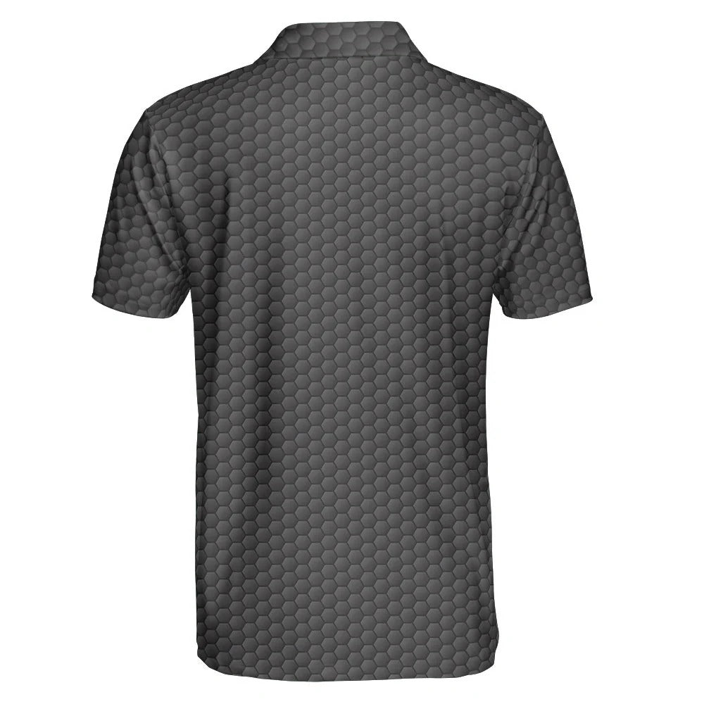 Custom Name Golf Ball Pattern Line Vintage Style For Golf Lovers - Custom Golf Shirt-Levistina