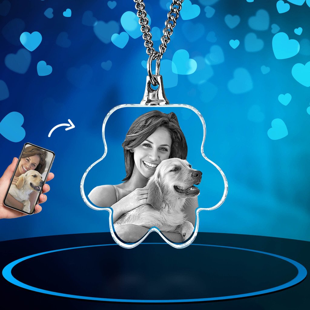 Pets Necklace Bone 2D - Light Base NOT Included