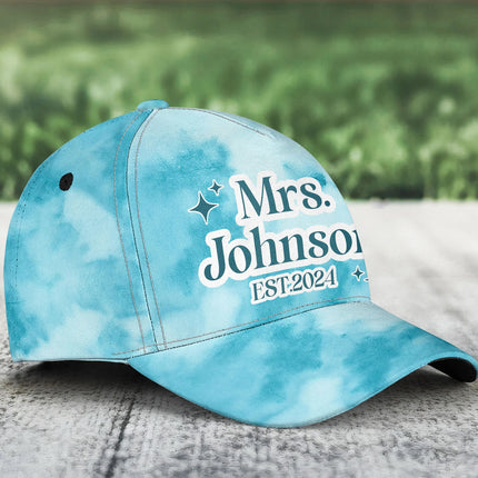 Wedding Gift Mr & Mrs - Personalized Classic Cap