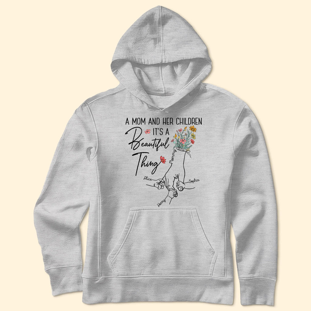 A Mom And Her Children - Personalized Shirt-Levistina