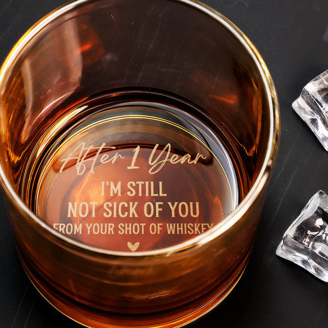 My Butt Would Be So Lonely Without You Touching It - Personalized Engraved Whiskey Glass