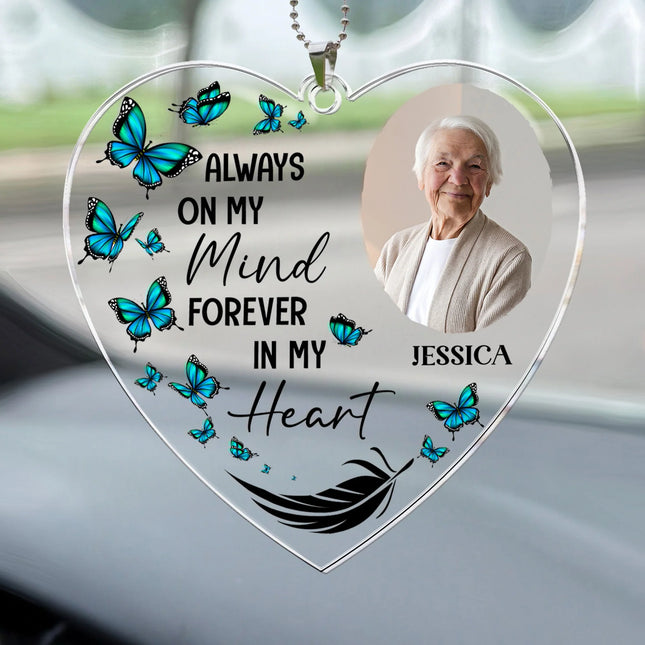 Always On My Mind - Personalized Car Photo Ornament