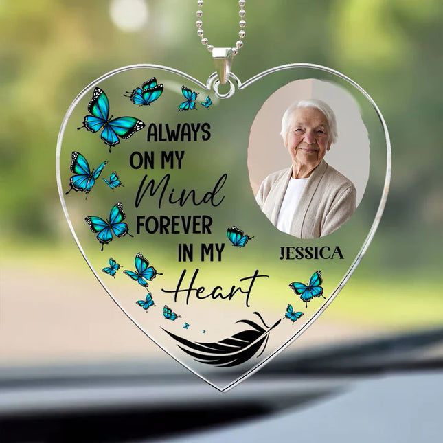 Always On My Mind - Personalized Car Photo Ornament