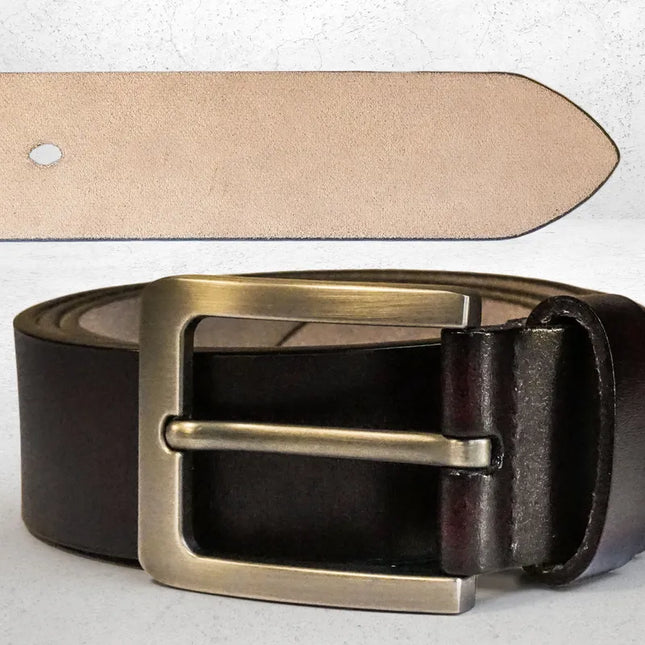 To Husband Boyfriend Valentines Father's Day Gift - Personalized Engraved Leather Belt