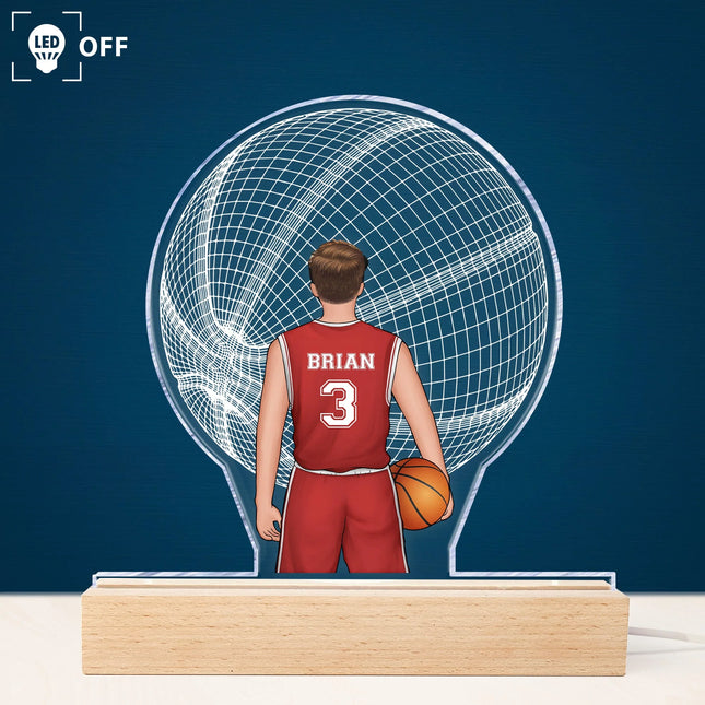 Basketball Player - Personalized LED Light