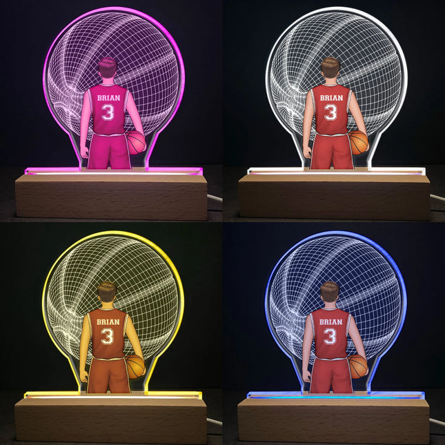 Basketball Player - Personalized LED Light