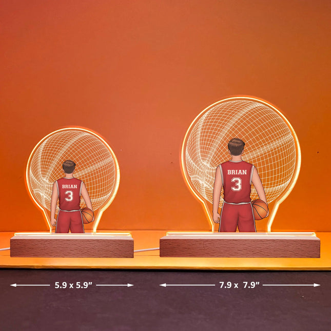 Basketball Player - Personalized LED Light