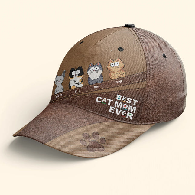 Best Cat Mom Ever - Personalized Classic Cap