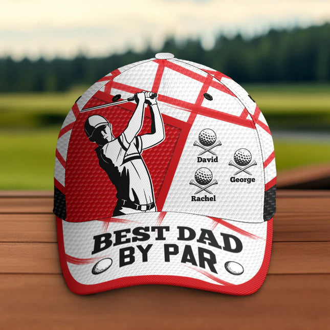 Best Dad By Par - Personalized Classic Cap