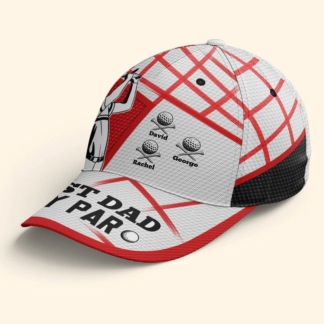 Best Dad By Par - Personalized Classic Cap