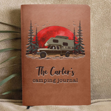 Camping Journal - Personalized Leather Journal