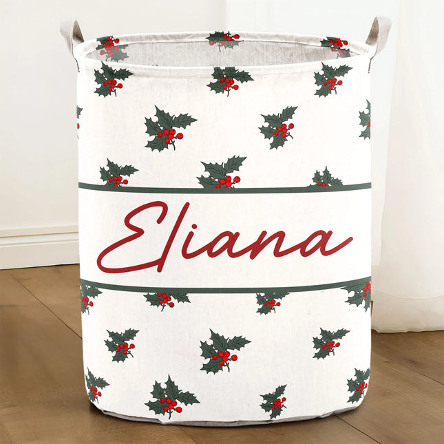 Custom Name & Birth Flower For You - Personalized Laundry Storage Basket