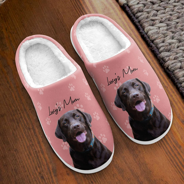 Custom Pet Photo Gift For Dog Lovers - Personalized Photo Slippers