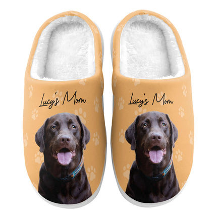 Custom Pet Photo Gift For Dog Lovers - Personalized Photo Slippers