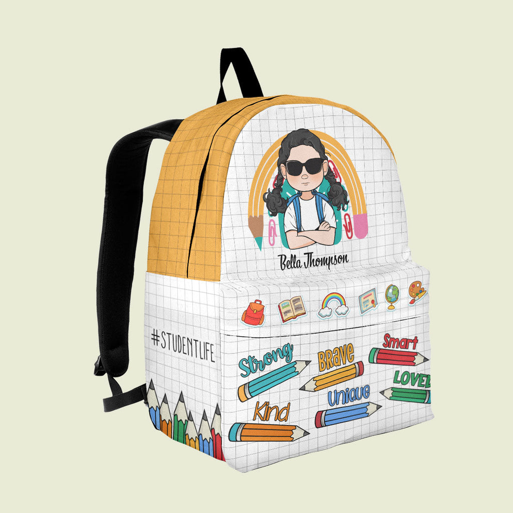 Kind Brave Unique - Personalized Kid Backpack - Levistina
