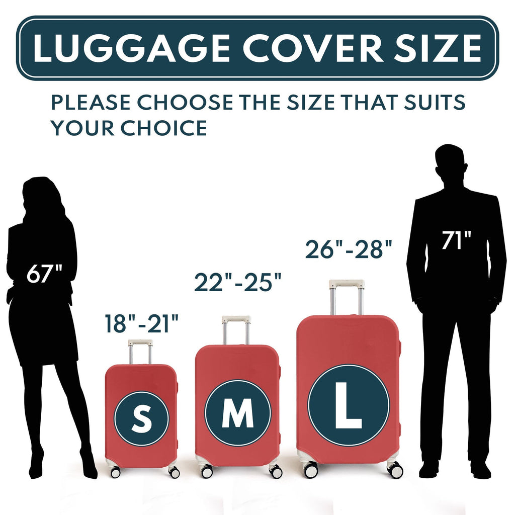 Custom Name & Number Baseball For Traveler - Personalized Luggage Cover - Levistina