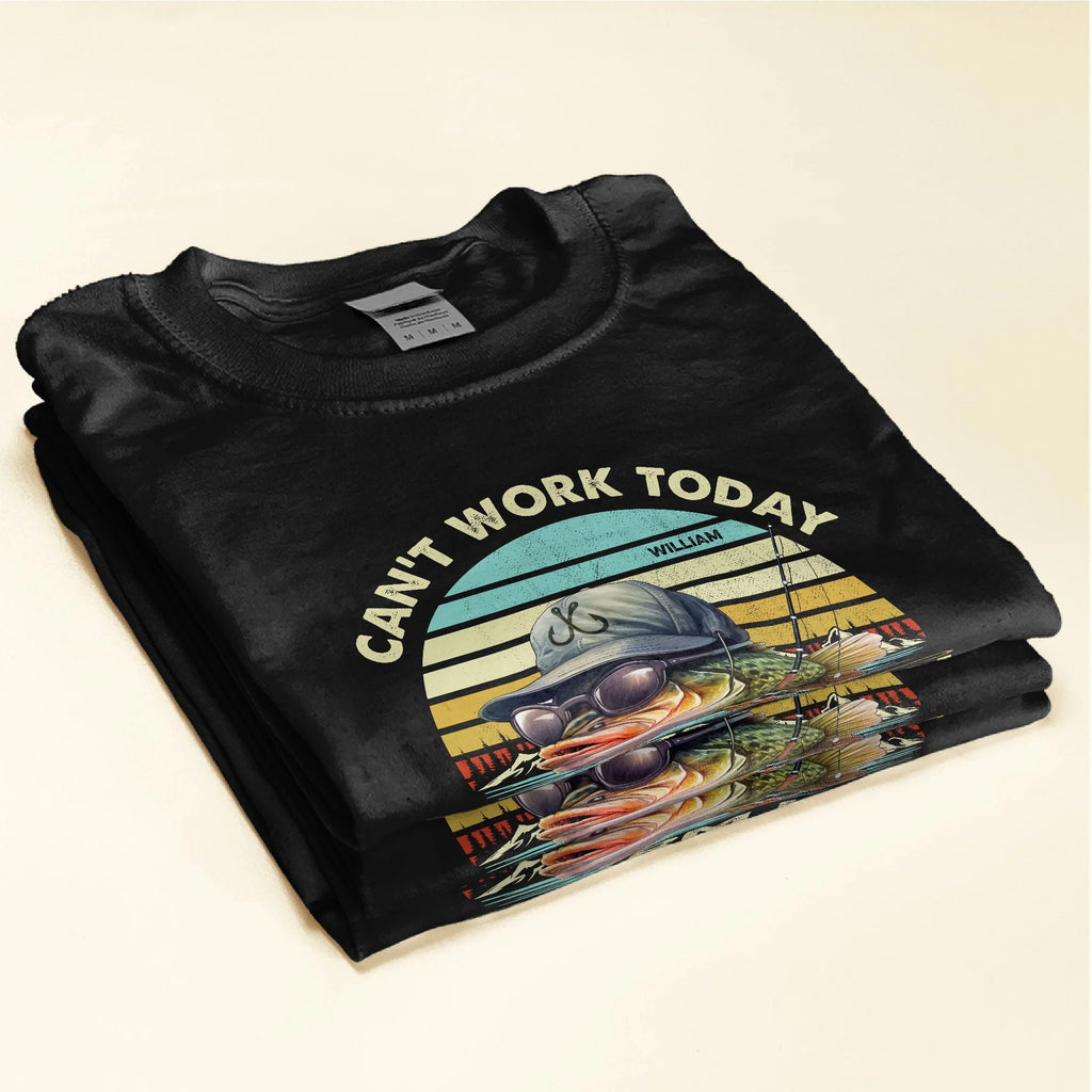 Fishing Can't Work Today My Arm Is In A Cast - Personalized Shirt-Levistina