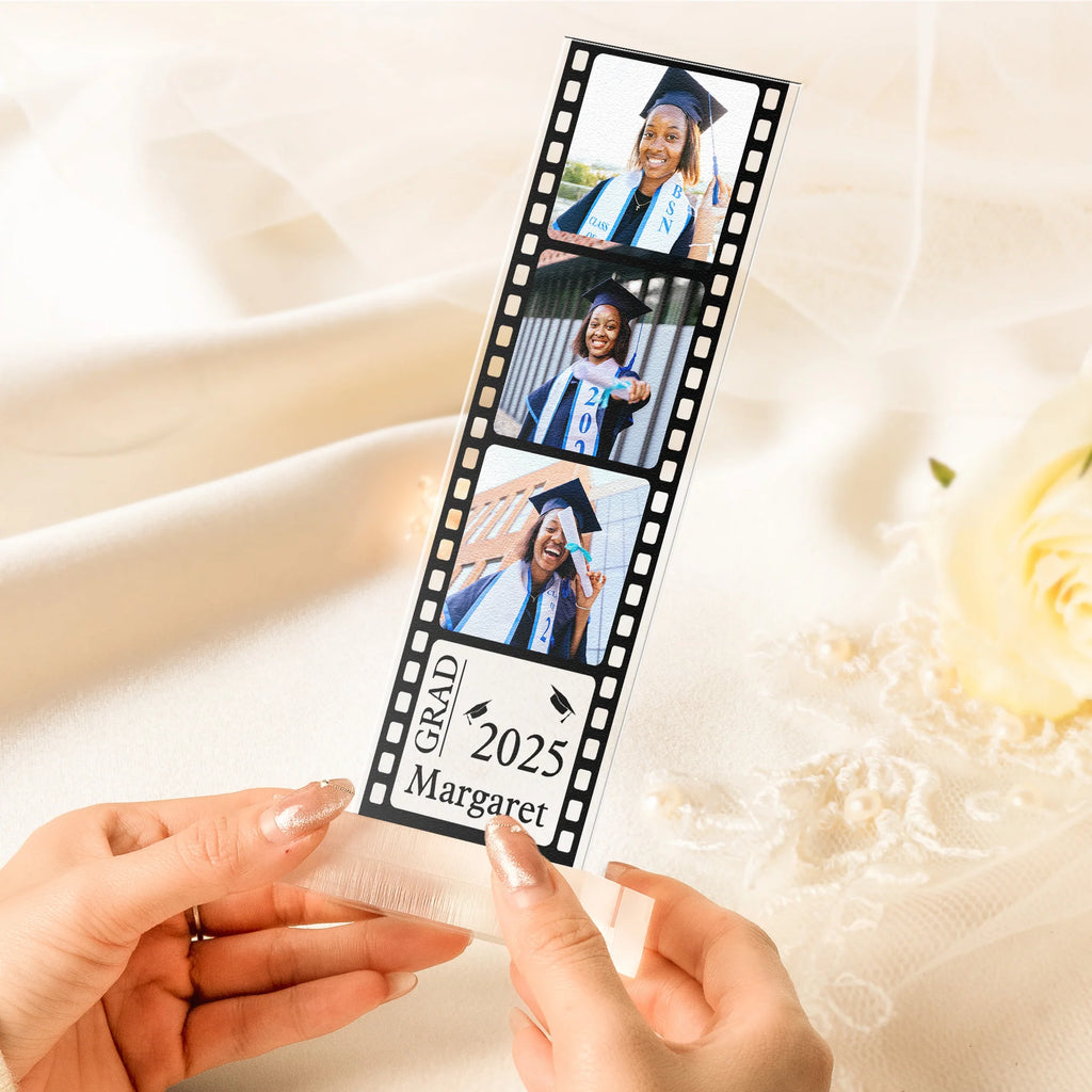 Graduation Gift, Seniors, Highschool, College Gift - Custom Acrylic Photo Film Strip-Levistina