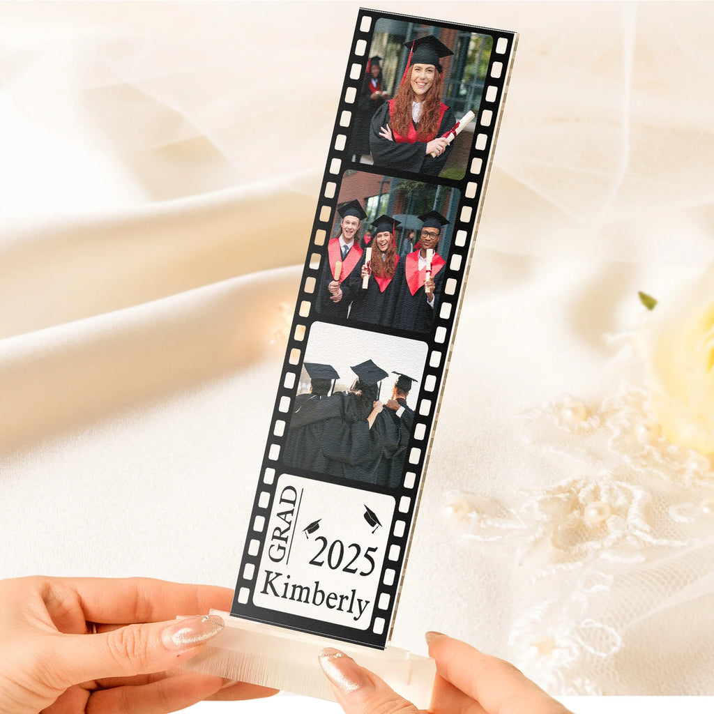 Graduation Gift, Seniors, Highschool, College Gift - Custom Acrylic Photo Film Strip-Levistina