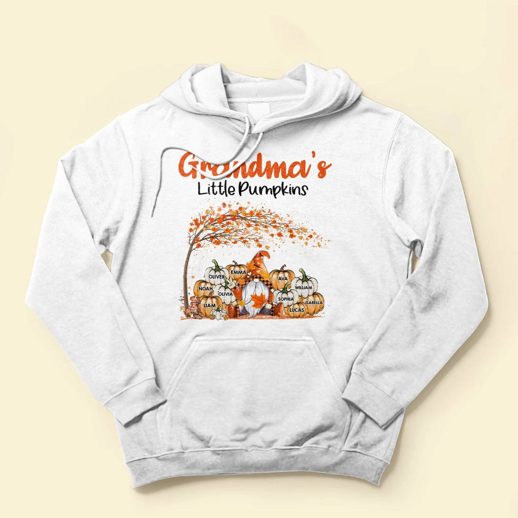 Grandma's Little Pumpkins - Personalized Shirt - Fall Season Gift For Grandma - Levistina