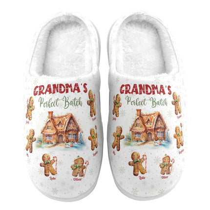 Grandma's Perfect Patch - Personalized Slippers